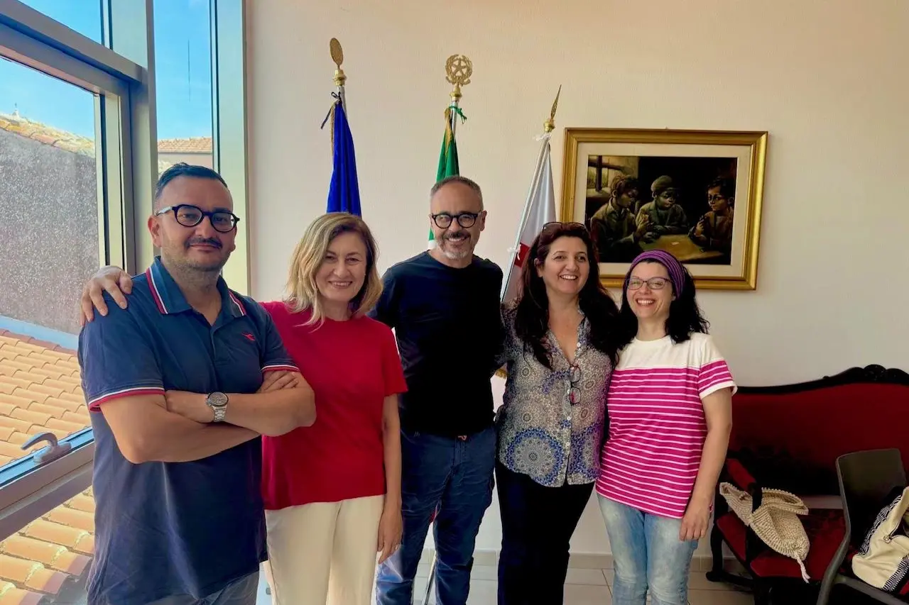 La nuova Giunta del Comune di San Vero Milis (foto concessa)