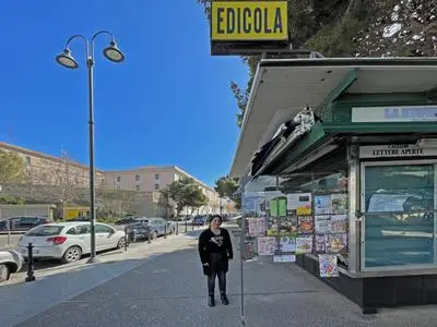 L'edicola di Buoncammino a Cagliari (archivio)