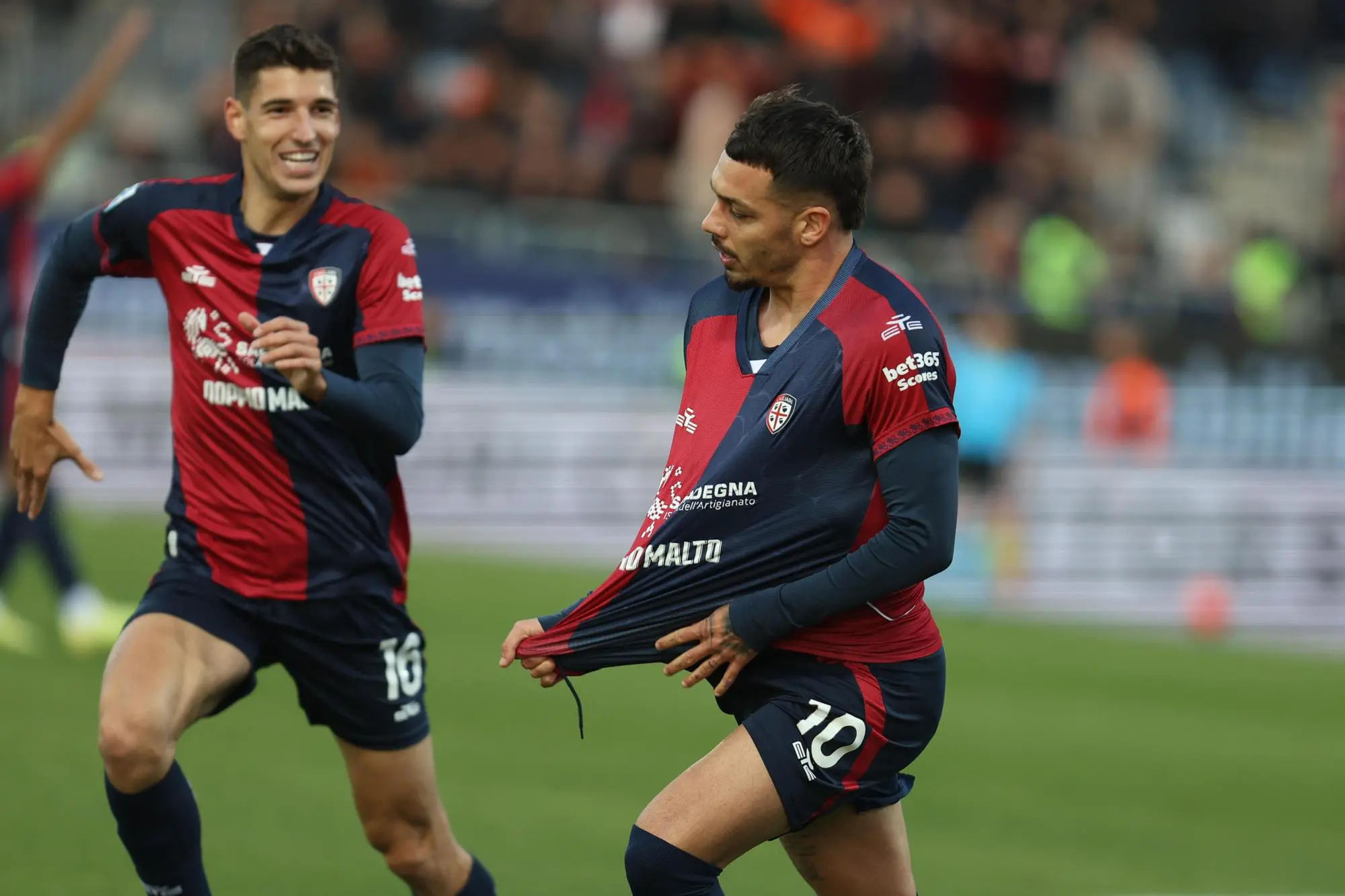 卡利亚里对阵罗马，最终比分：1-0