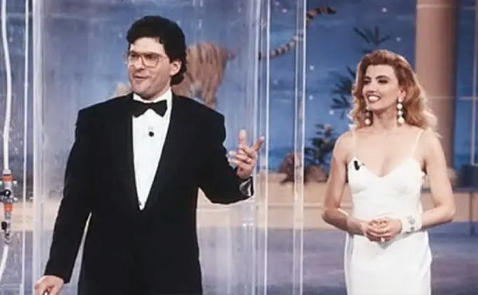 Con Fabrizio Frizzi nel programma &quot;Scommettiamo che...?&quot;