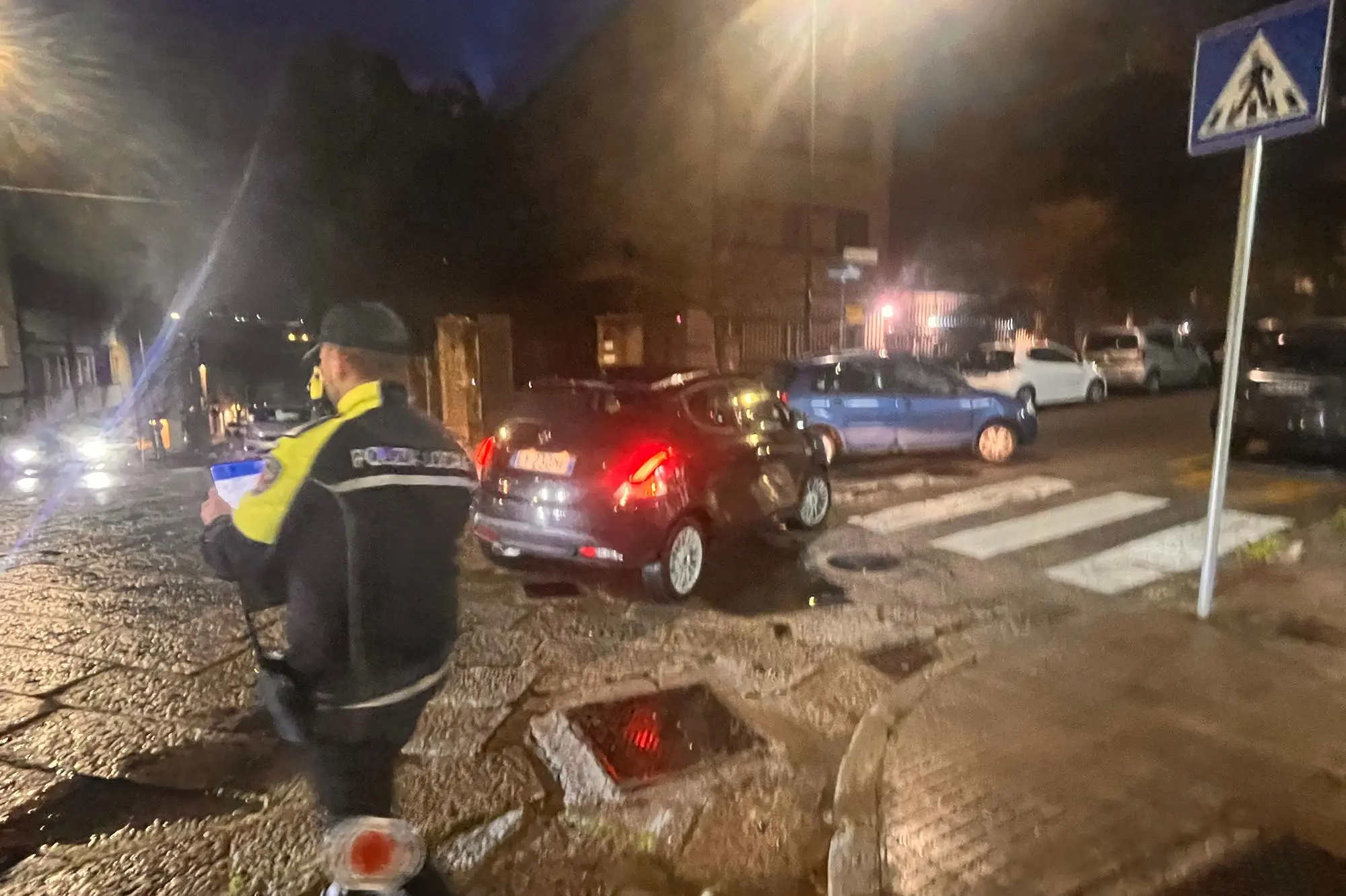 Incidente a Nuoro (foto Ledda)