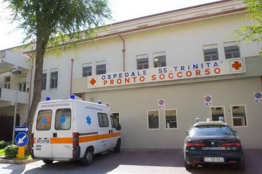 L'ospedale Santissima Trinità (Archivio L'Unione Sarda)