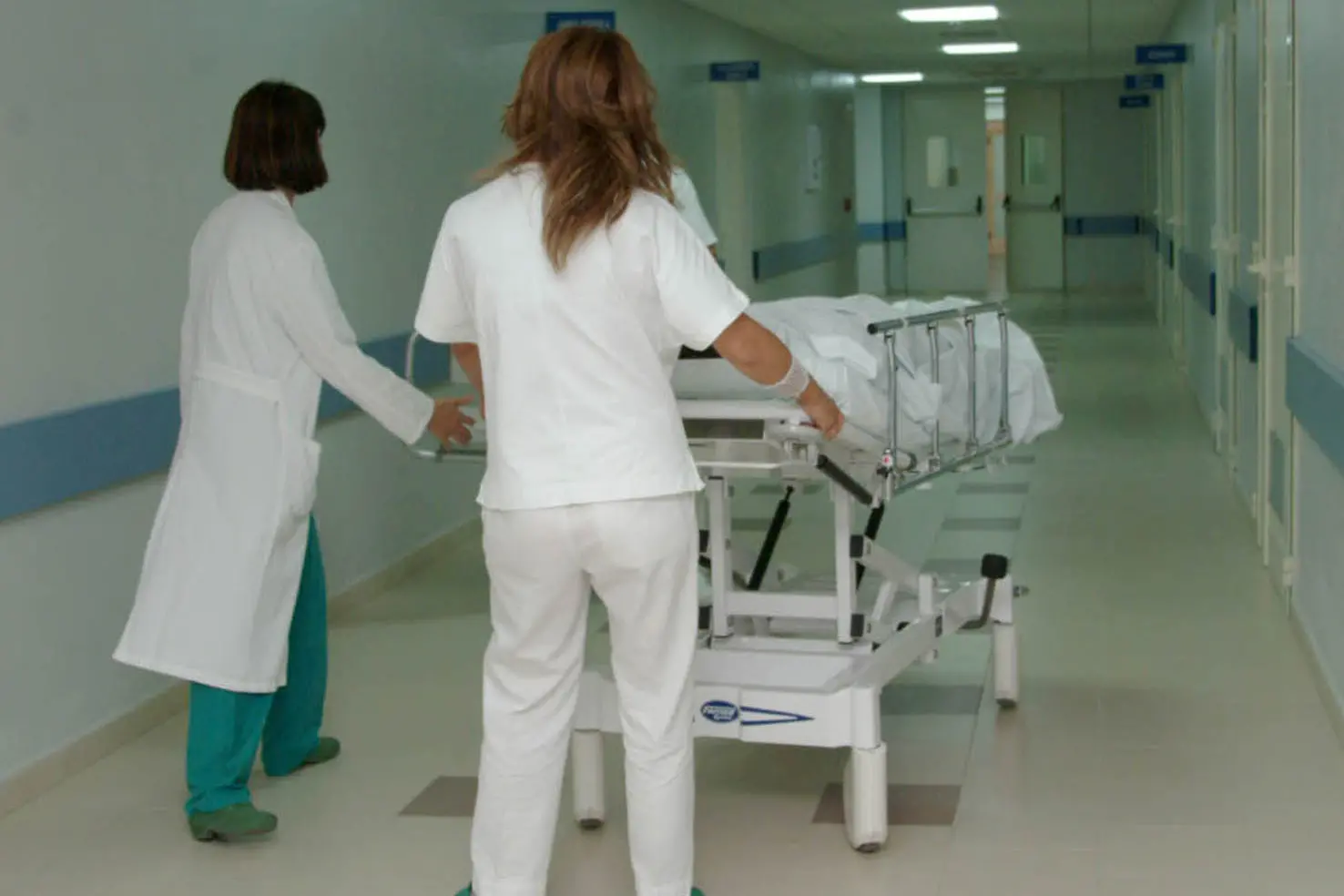 Infermieri in ospedale a Sassari