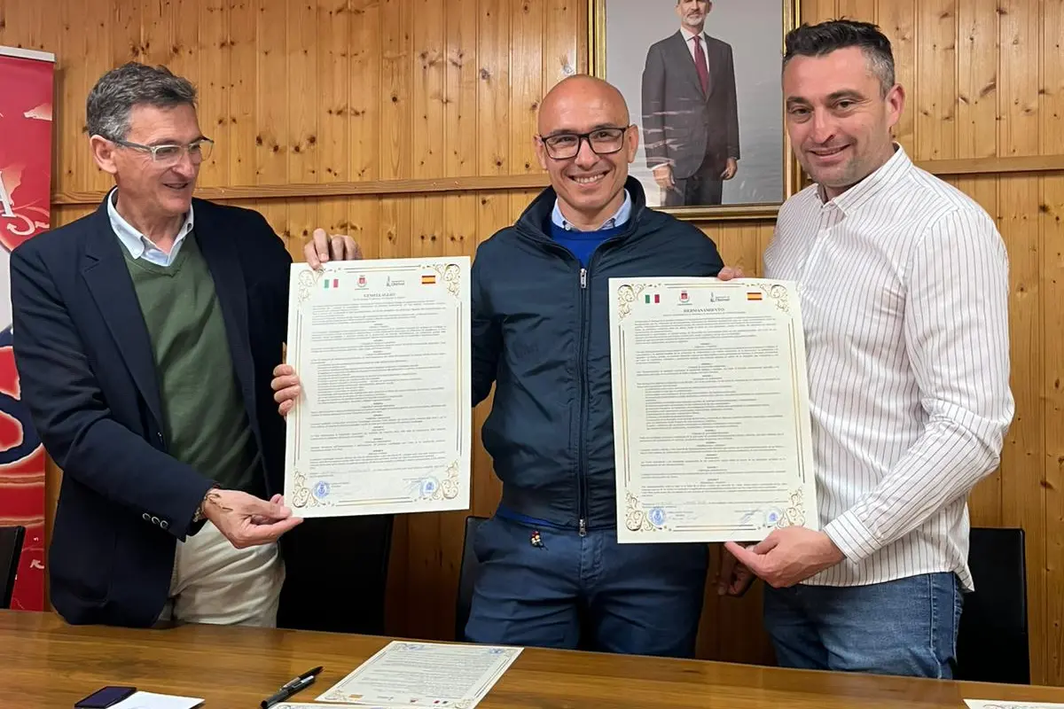 Un momento del gemellaggio tra le due comunità (foto concessa)