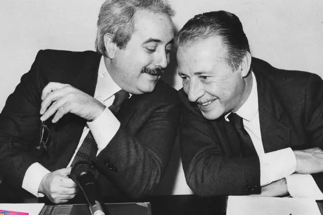 I magistrati Falcone e Borsellino (foto concessa)