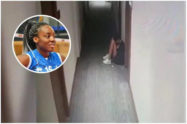 Julia Ituma, nel riquadro, ripresa dalle telecamere dell'hotel (Ansa)