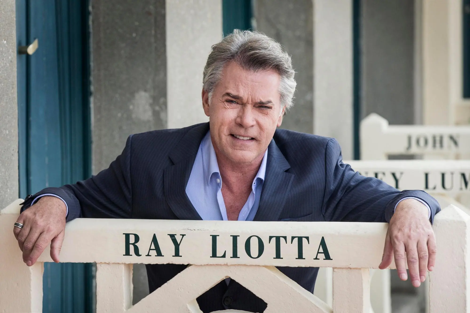 epa09977856 (FILE) - US actor Ray Liotta poses for the photographers after he unveiled his cabin sign as a tribute for his career along the Promenade des Planches during the 40th annual Deauville American Film Festival, in Deauville, France, 09 September 2014 (Reissued 26 May 2022). US Actor Ray Liotta died at the age of 67 as confirmed by his representative. EPA/ETIENNE LAURENT *** Local Caption *** 51560982