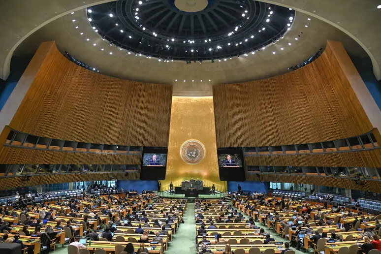 Assemblea generale Onu (foto Ansa)