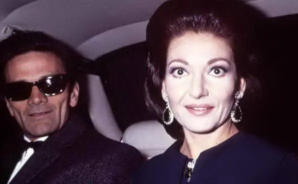 Pier Paolo Pasolini e Maria Callas nell'opera &quot;Medea&quot; di Sergio Naitza