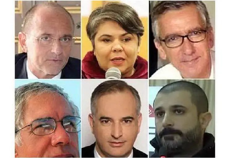 I sei candidati alla guida della Regione