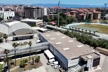 La Fiera di Cagliari vista dal drone
