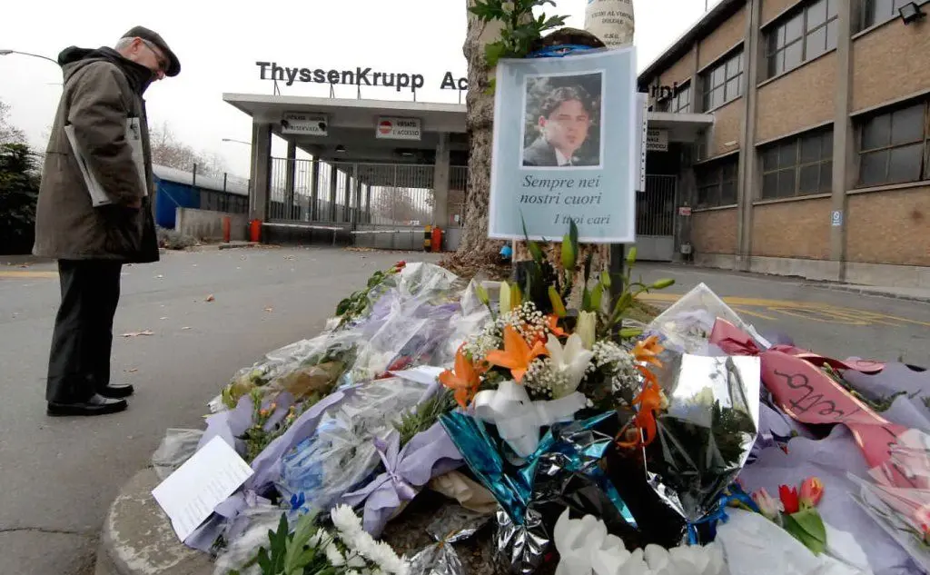 #AccaddeOggi: 6 dicembre 2007, sette vittime nell'incendio della ThyssenKrupp