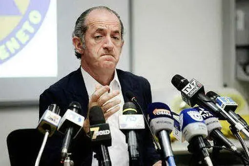 Il governatore Luca Zaia