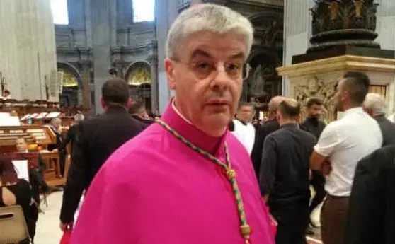 Il vescovo di Ozieri mons Corrado Melis