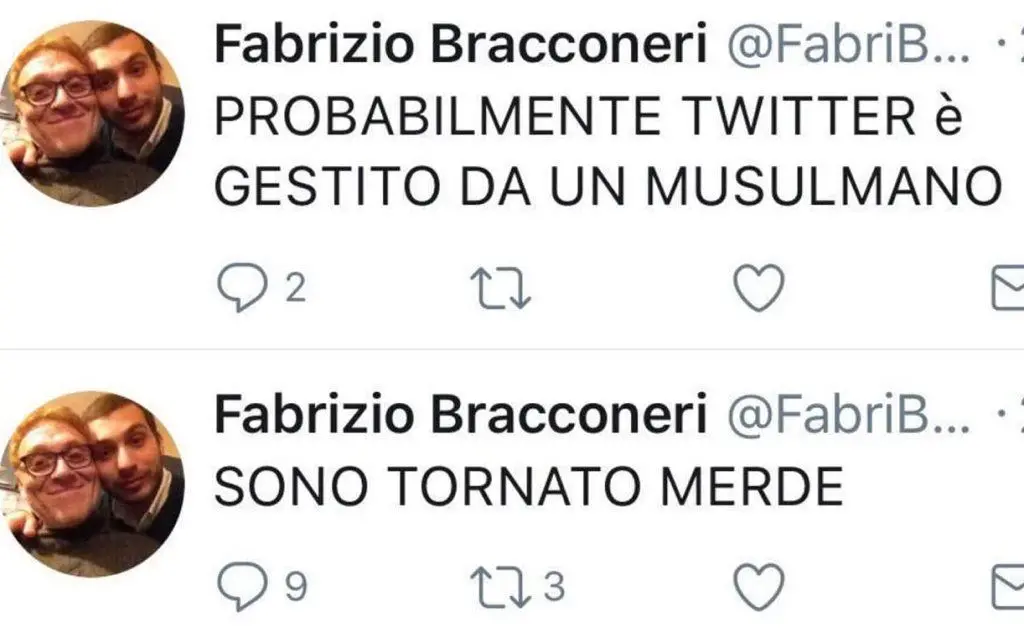 I tweet di Bracconeri