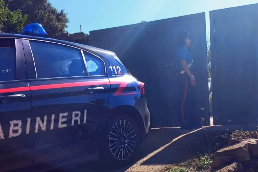 Intervento dei carabinieri