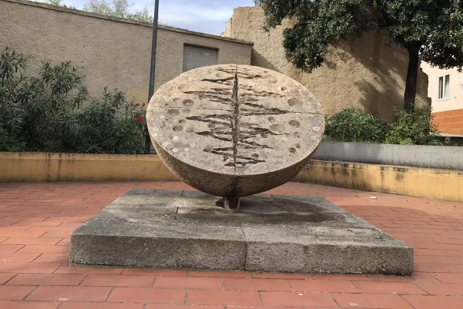 La scultura di Pinuccio Sciola (foto Ivan Murgana)