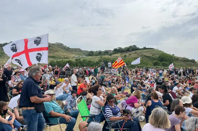 Davanti al palco di Saccargia
