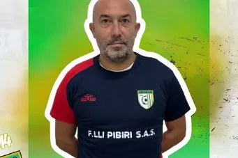 L'allenatore Antonio Madau