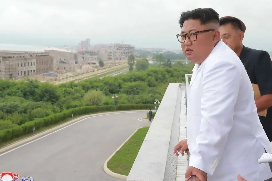 Kim Jong un (foto Ansa)