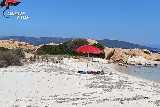 Cala Sant'Andrea - Asinara (foto carabinieri)