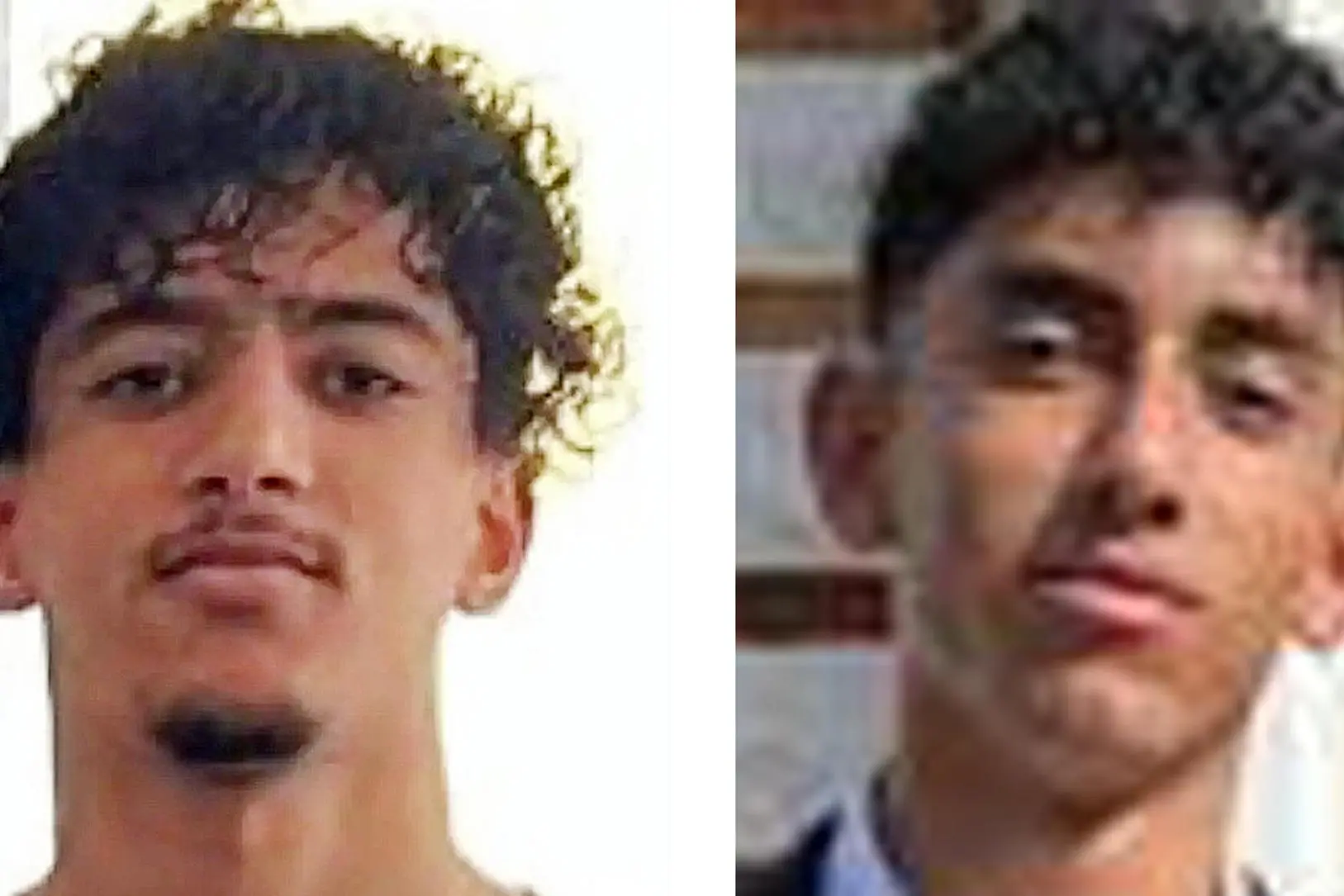 从左至右：祖海尔·阿提夫和优素福·阿巴努（安莎社）