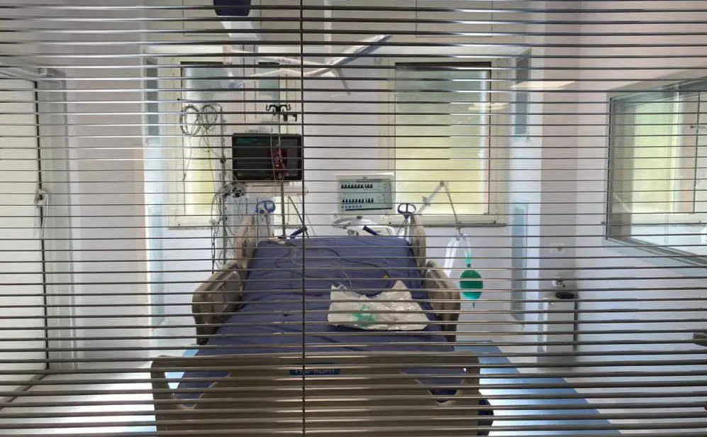 Una delle stanze per la degenza dei pazienti