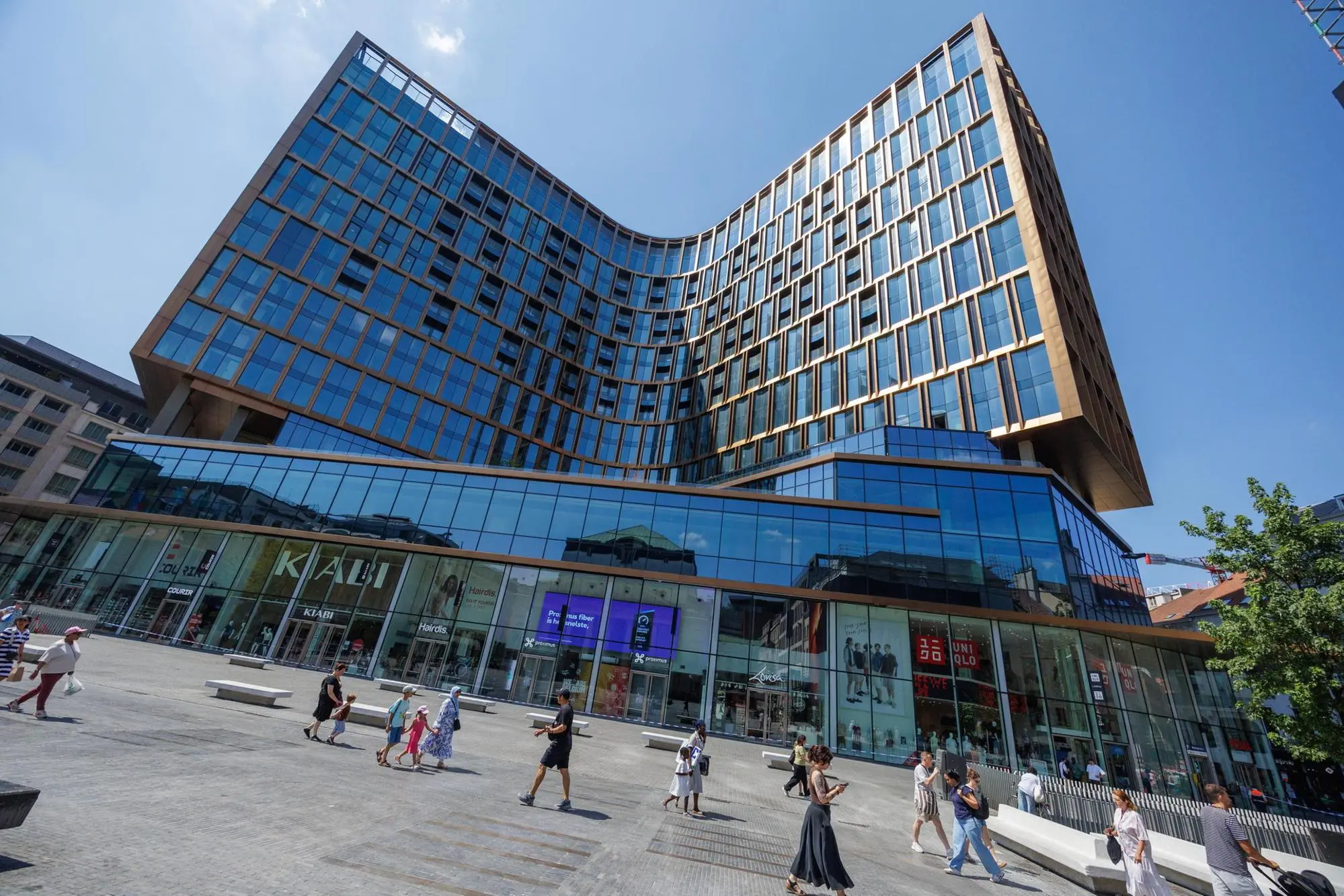 L'edificio Oxy (Ansa-Epa)