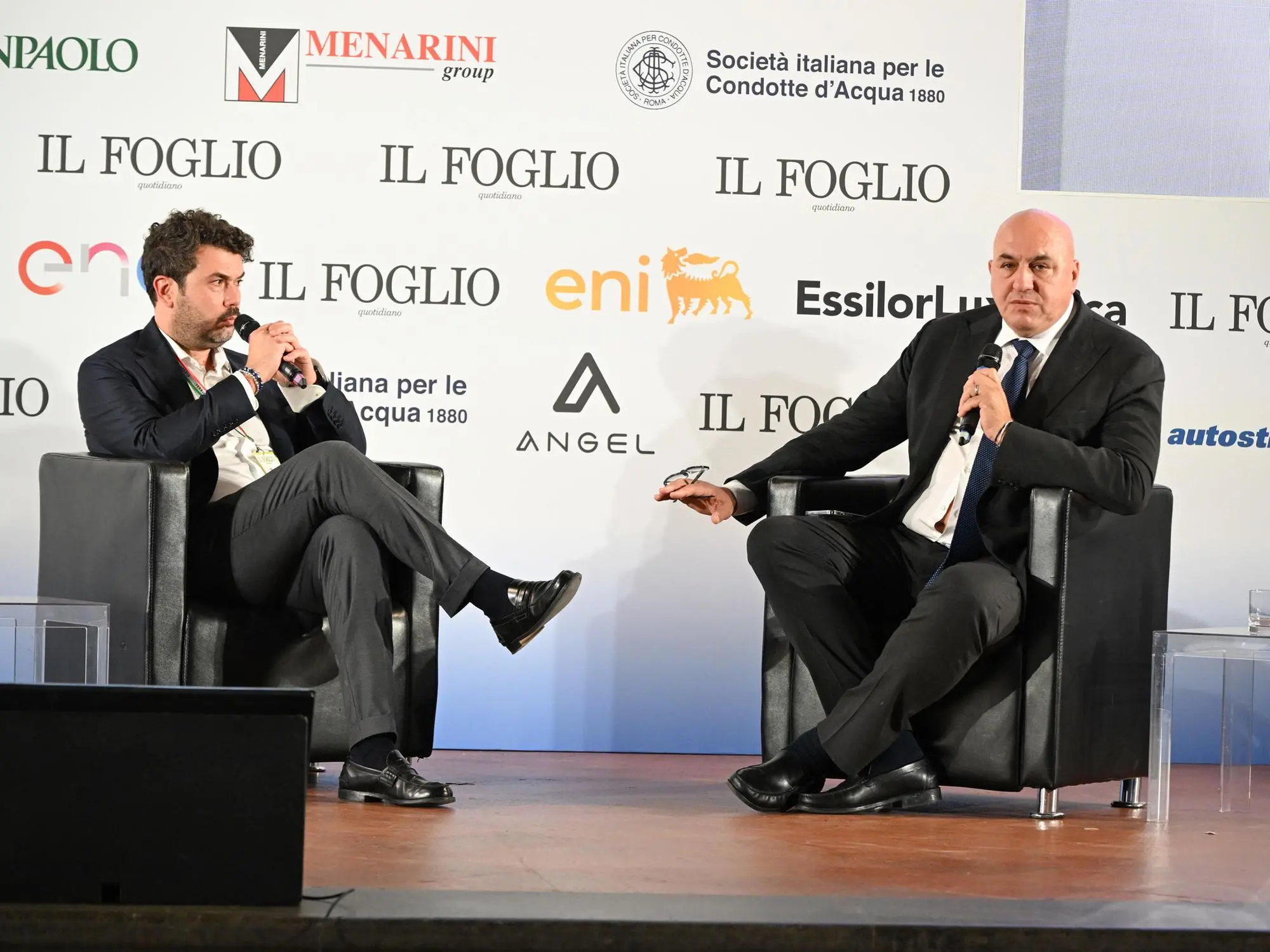 Il ministro della Difesa Giudo Crosetto interviene alla Festa del Quotidiano Il Foglio (Ansa)