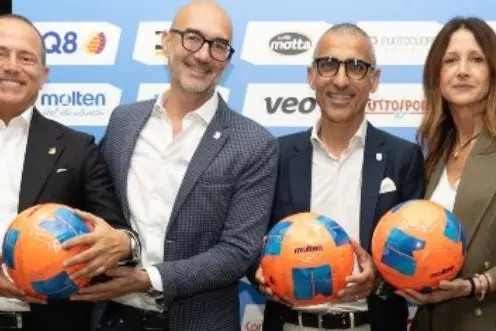 La presentazione, da sinistra Fabio Curtacci, Francesco Cappelli, Roberto Desini e Francesca Castrignano (foto concessa)