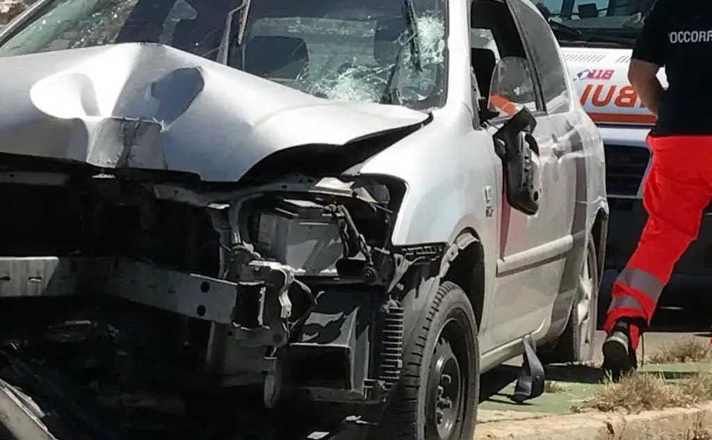 Un dettaglio dell'auto