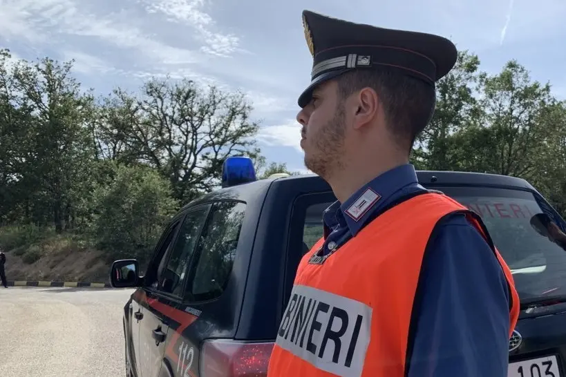 Intervento dei carabinieri di Lanusei (L'Unione Sarda)