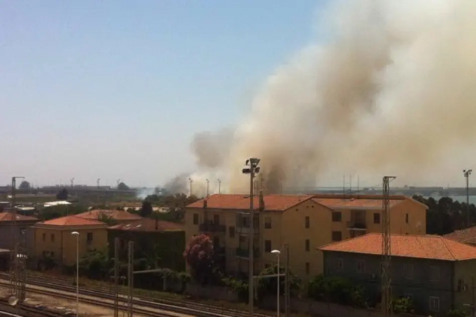 L'incendio in via San Paolo