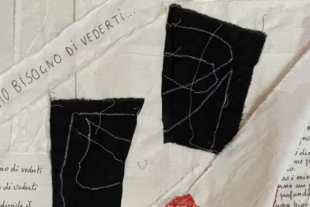 Un dettaglio dell'opera (foto Melis Costa)