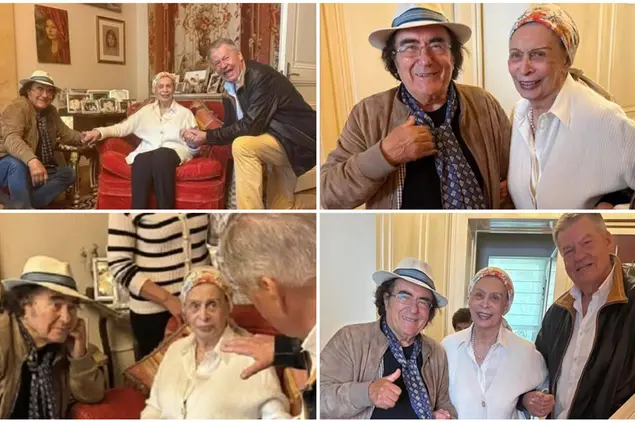 Al Bano, Sophia Loren e Daniel Iseli (foto dai social)