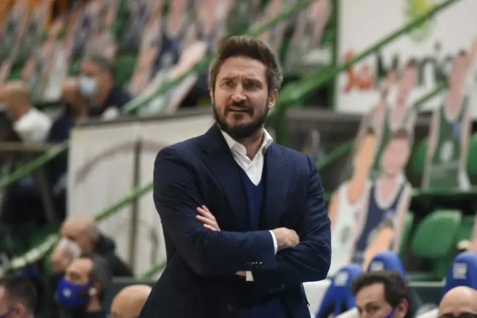 Coach Pozzecco (Archivio L'Unione Sarda)