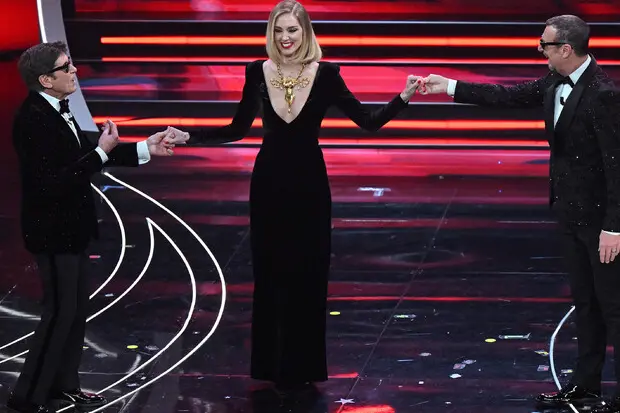 Al Festival di Sanremo con Amadeus e Gianni Morandi