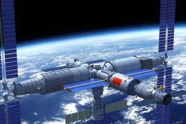 La stazione spaziale cinese (foto da google)
