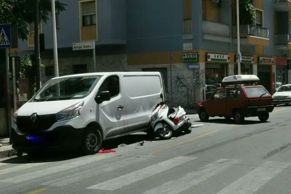 L'incidente in via San Benedetto