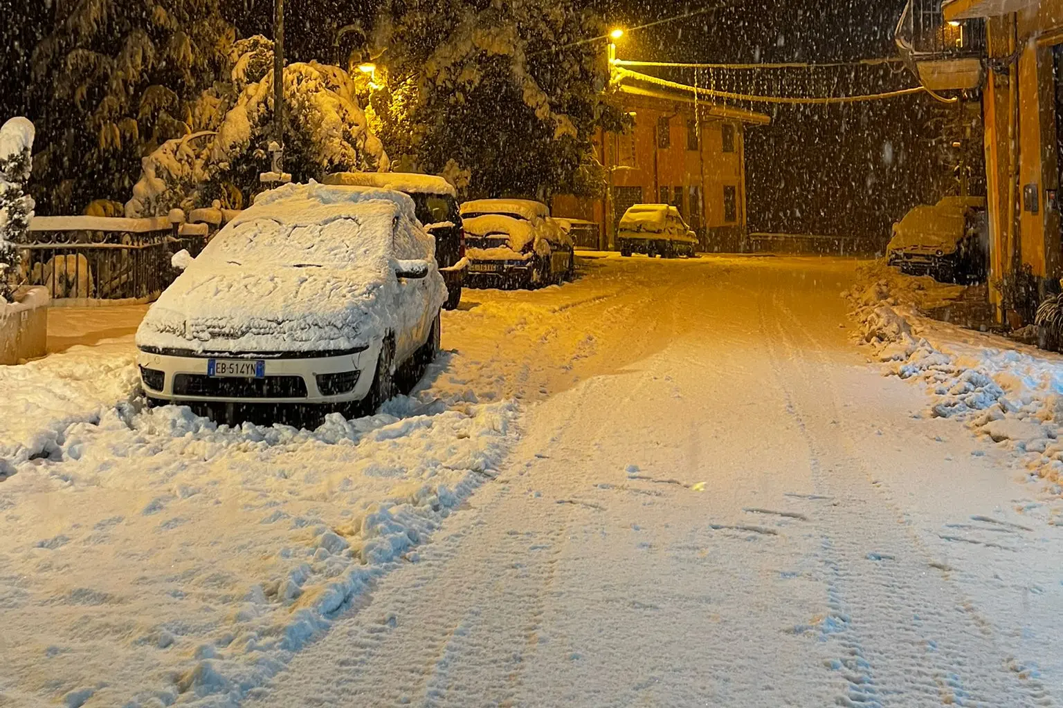 Nevicata a Desulo (Foto Mayla Casula)