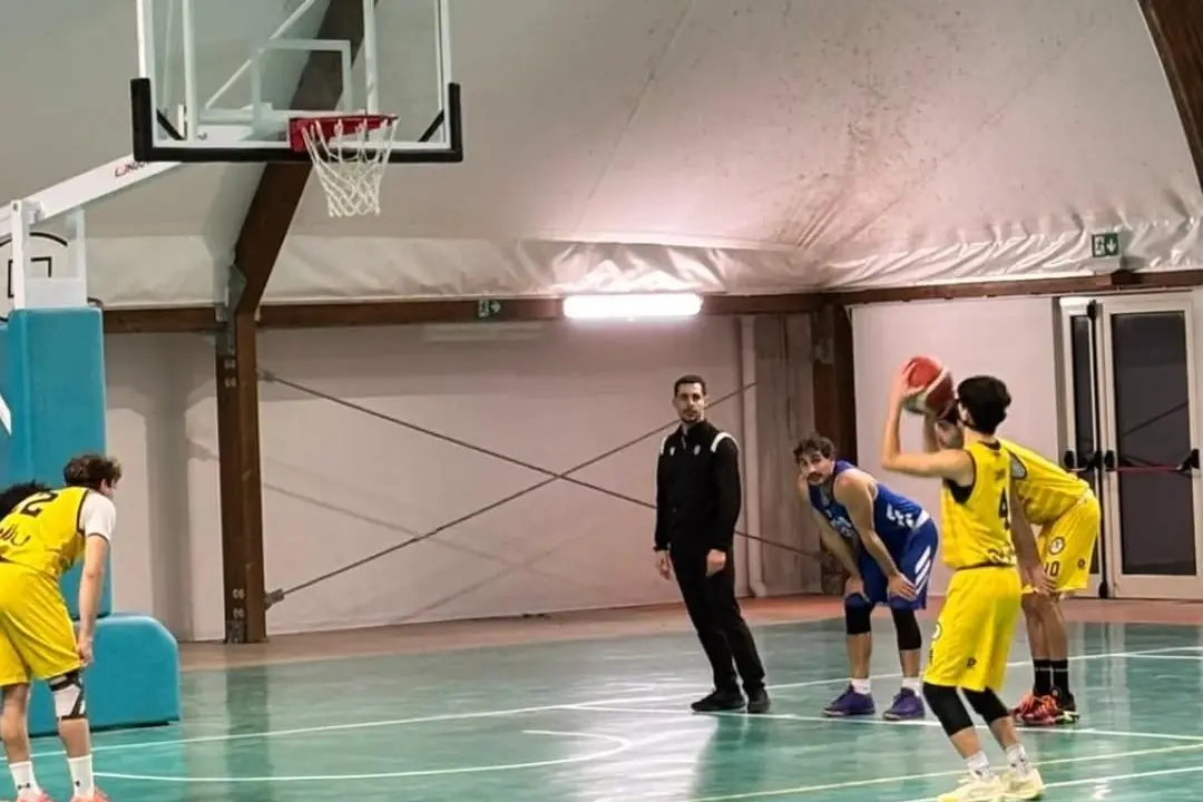 Uno scorcio della partita tra Primavera Gonnosfanadiga e La Casa del Sorriso (foto concessa)