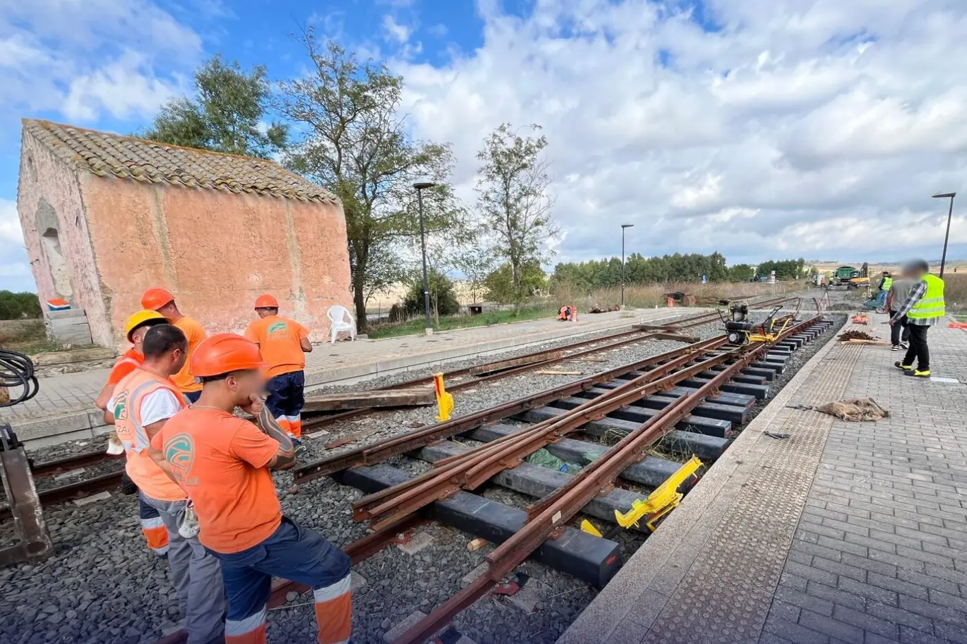 I lavori (foto Arst)