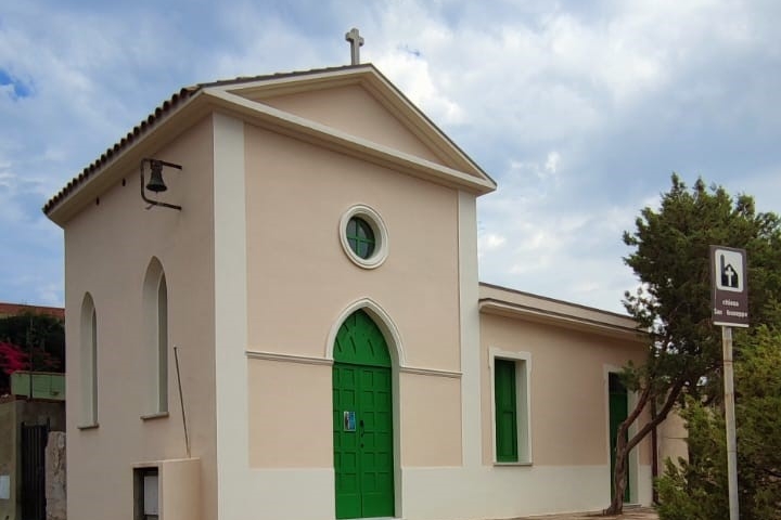 La chiesa di San Giuseppe a Solanas (L'Unione Sarda - Andrea Serreli)
