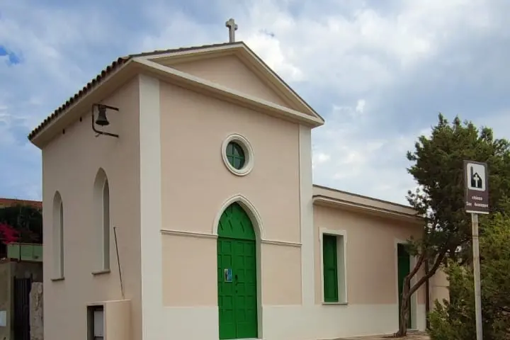La chiesa di San Giuseppe a Solanas (L'Unione Sarda - Andrea Serreli)