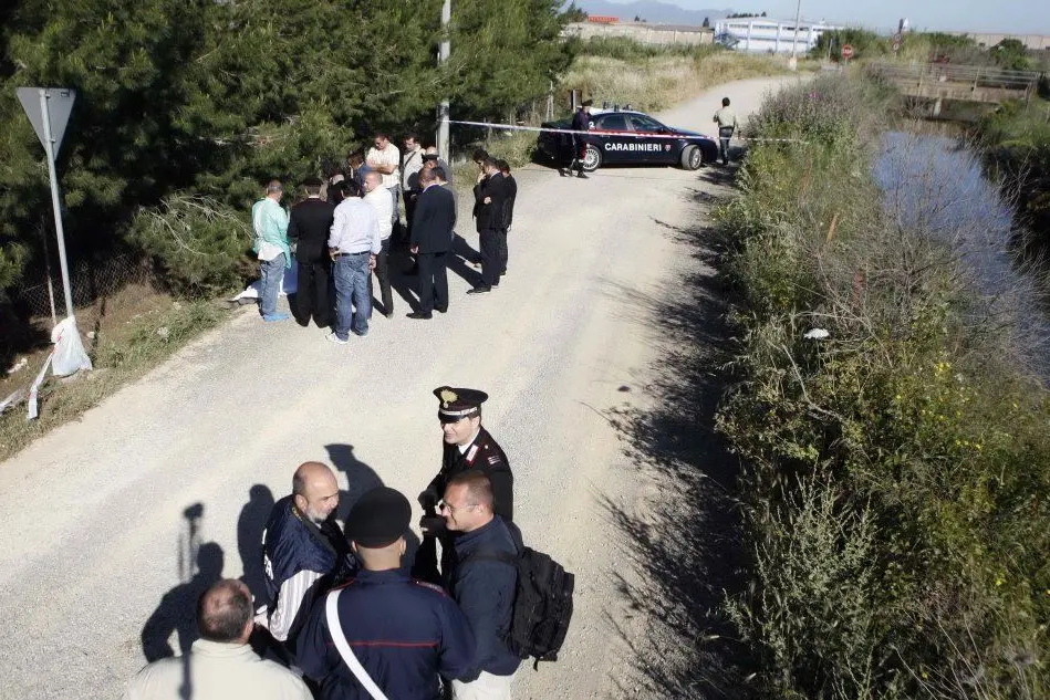 Il luogo in cui fu trovato il corpo di Gianluca Carta