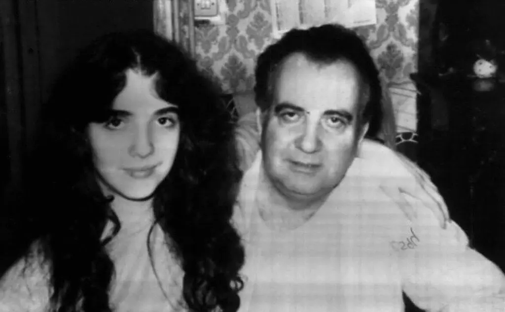 Mirella Gregori insieme al padre: anche lei è scomparsa nel 1983