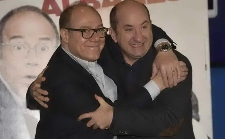 Con Antonio Albanese