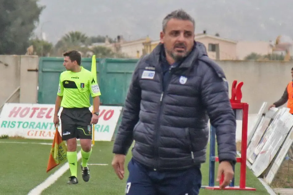 Raffaele Cerbone, allenatore del Budoni (Archivio L'Unione Sarda)