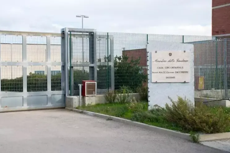 Il carcere di Bancali (foto Ansa)