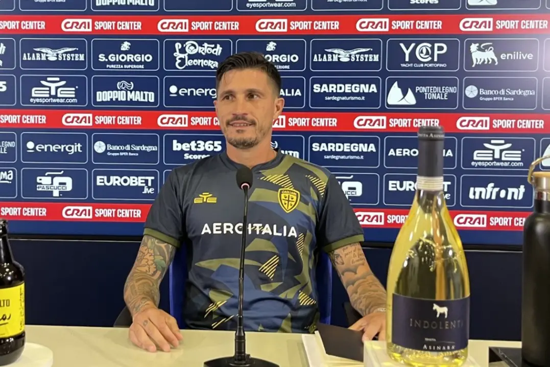 Fabio Pisacane in conferenza stampa
